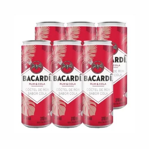 BACARDI COLA RTD 6 X 310 CC - Imagen 2