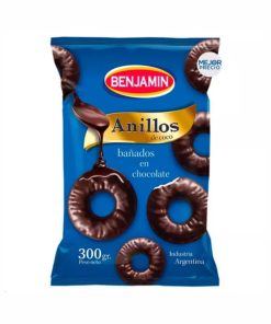 GALLETAS BENJAMIN X 350 G. ANILLOS BAÑADOS