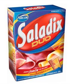 GALLETAS SALADIX CAJA 6 X 100 G. DUO