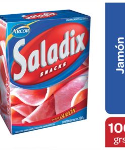 GALLETAS SALADIX CAJA 6 X 100 G. JAMON