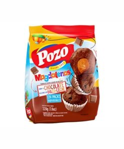 MAGDALENAS POZO CHOC RELLENAS DDL X 220 G.