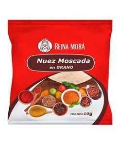 NUEZ MOSCADA REINA MORA X 10 G. (ENTERA)