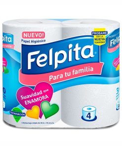 PAPEL HIGIENICO FELPITA 4 x 30 MTS X 12 U.