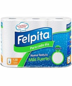 ROLLO COCINA FELPITA 3 X 10 U. BLANCO
