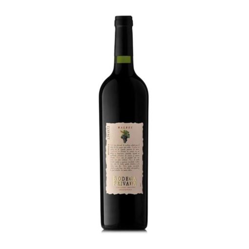 VINO BODEGA PRIVADA X 750 CC. MALBEC