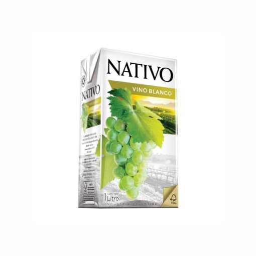 VINO NATIVO BLANCO TETRA  X 1 L.