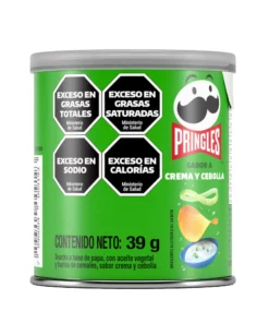 PAPAS PRINGLES X 39 G. CREMA & CEBOLLA
