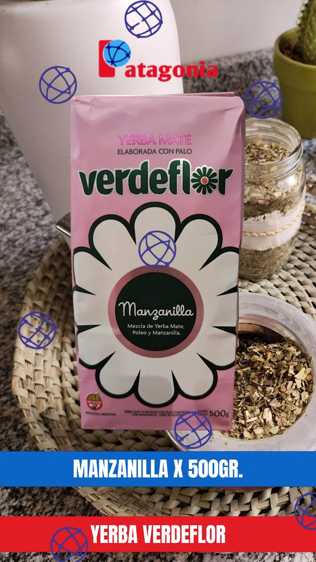 YERBA VERDEFLOR MANZANILLA X 500 G.