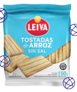 TOSTADAS ARROZ LEIVA X 150 G. SIN SAL