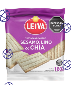 TOSTADAS ARROZ LEIVA X 160 G. CHIA