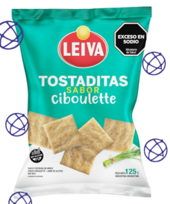 TOSTADAS ARROZ LEIVA X 125 G. CIBOULETTE