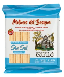 TOSTADAS ARROZ M. DEL BOSQUE X 150 G. SIN SAL