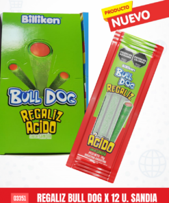 REGALIZ BULL DOG X 12 U. SANDIA