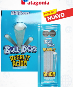 REGALIZ BULL DOG X 12 U.  FRAMBUESA