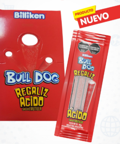 REGALIZ BULL DOG X 12 U. FRUTILLA