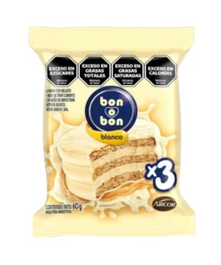 ALFAJOR BON O BON TRIPLE (BLANCO) X 1 U.