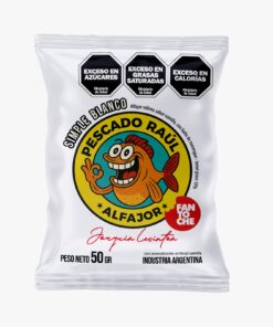 ALFAJOR PESCADO RAUL 12 X 50 G. Blanco