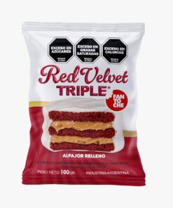 ALFAJOR FANTOCHE RED VELVET 12 X 100 G.