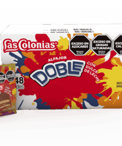 ALFAJOR Las Colonias SIMPLE X 48 U. NEGRO