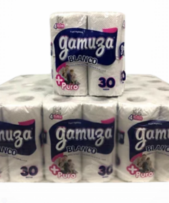 PAPEL HIGIENICO GAMUZA 4 x 30 X 12 U.