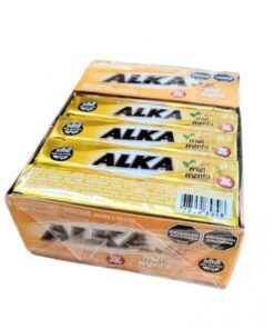 CARAMELO ALKA X 12 U. MIEL & MENTA
