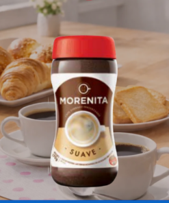 CAFE LA MORENITA INSTAN X 100 G. SUAVE FRASCO