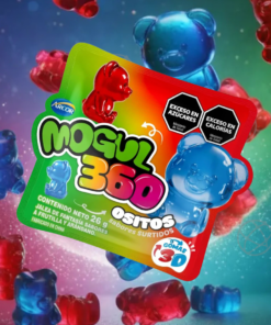 GOMITA MOGUL OSITO 360  X 20 U. (3D)