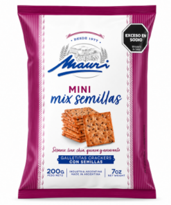 GALLETAS MAURI X 200 G. MINI MIX SEMILLAS